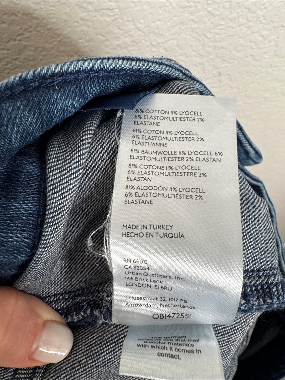 Anthropologie Pilcro Jeans Dark Wash Size 32 Bootcut Mini Flare - Picture 4 of 4